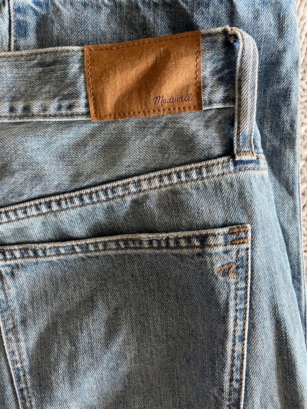 Madewell The Slouchy Boyjean in Riverspring Wash Sz 28 - Picture 14 of 16